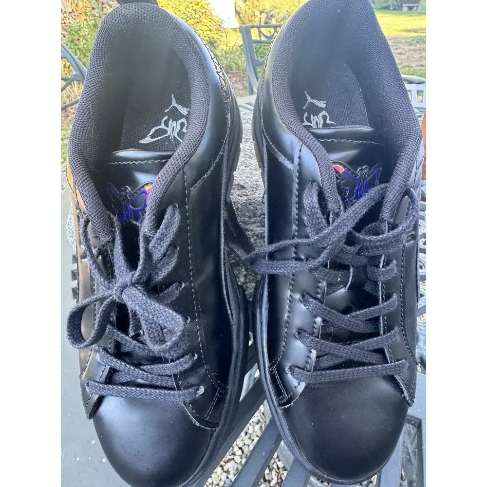 Puma Dua Lipa X Mayze Flutur Women Size 7.5 Black Sneakers Casual Shoes 388013